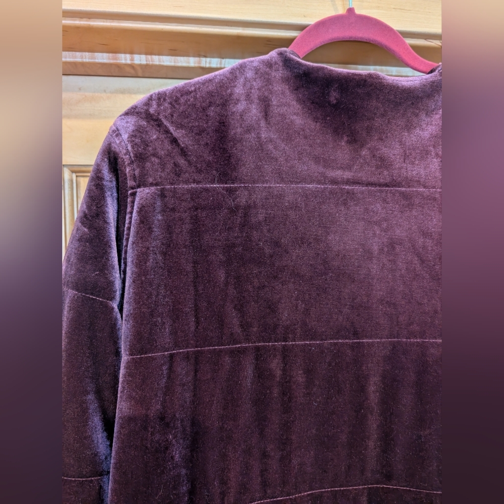 Who What Wear Plum Teddy Jacket - Picture 8 of 9